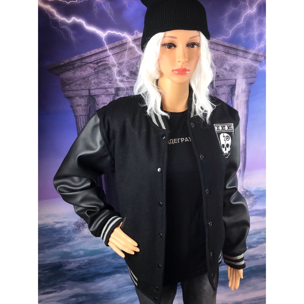 Embroidered Varsity Jacket